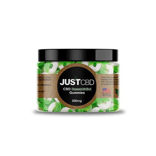 Just CBD - Gummy Apple Rings - MI VAPE CO 