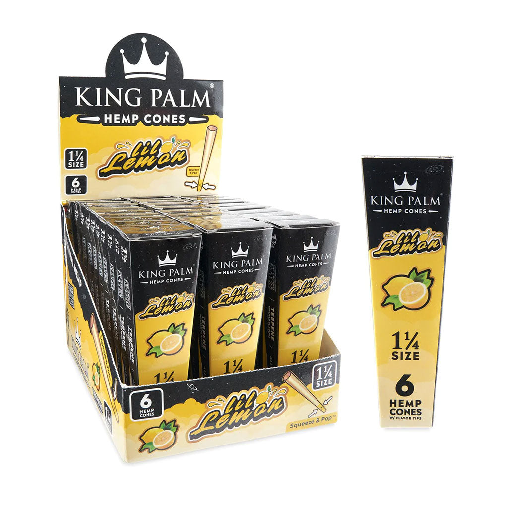 King Palm - 1 1/4 Hemp Cones (6pk)