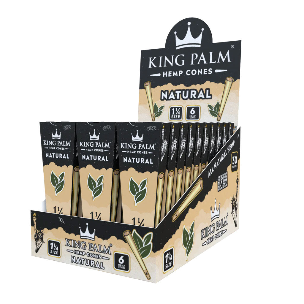 King Palm - 1 1/4 Hemp Cones (6pk)