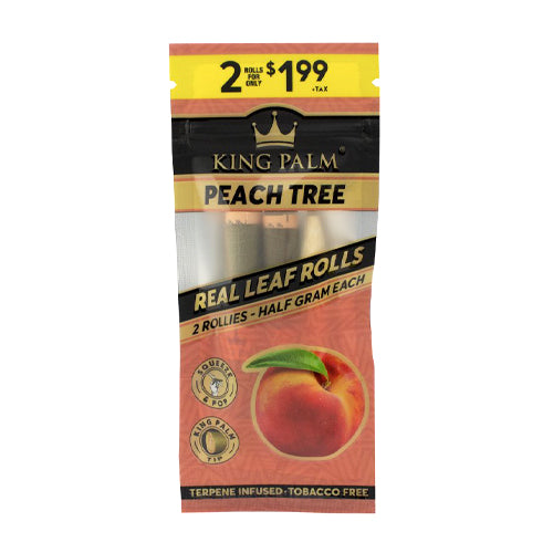 King Palm - 2 Rollies - Peach Tree