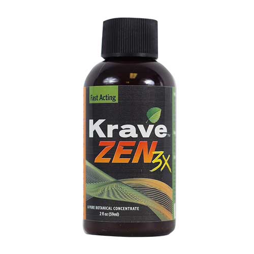 Krave - Zen10x 1oz Kratom Tincture Shots