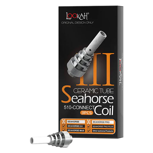 Lookah - Seahorse III Ceramic Tube 410-Connect Coils