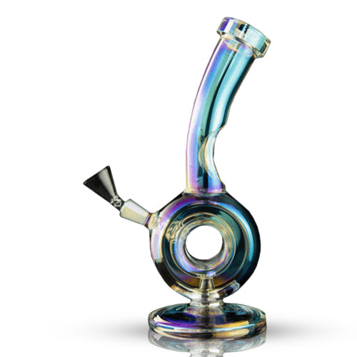 MJ Arsenal - Iriedescent Saturn Mini Water Pipe (LE) (Orbital Series)