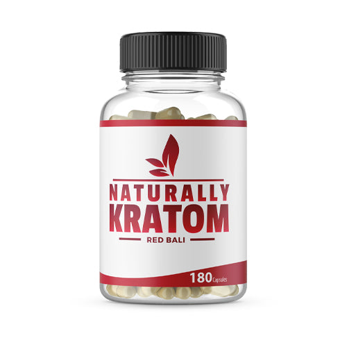 Naturally Kratom - Red Bali Kratom Capsules - MI VAPE CO 