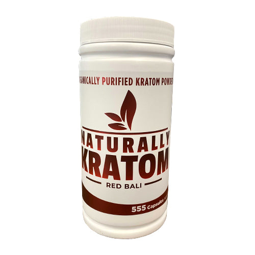 Naturally Kratom - Red Bali Kratom Capsules - MI VAPE CO 