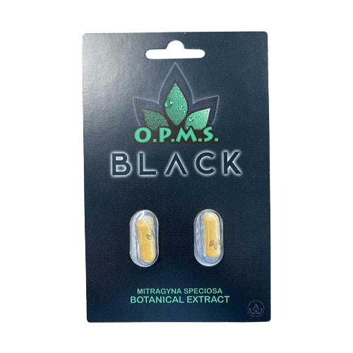 OPMS - Black Kratom Capsules - MI VAPE CO 