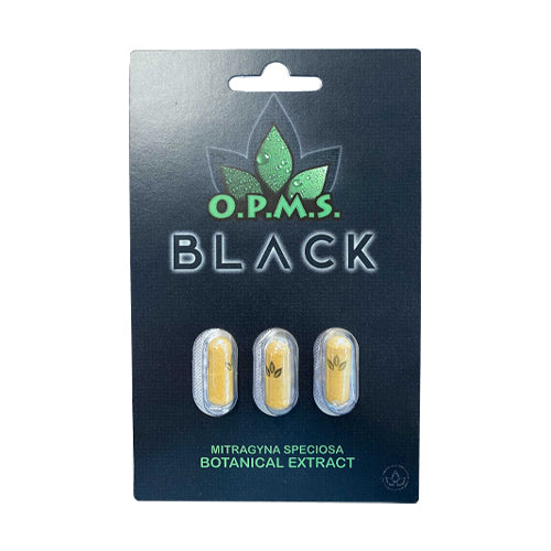 OPMS - Black Kratom Capsules - MI VAPE CO 