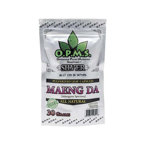 OPMs - Silver Maeng Da Kratom Capsules - MI VAPE CO 