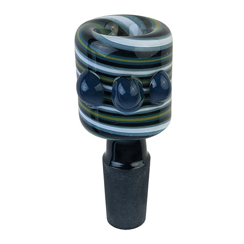 On Point Glass - 14m Male Swirl Bowl - MI VAPE CO 