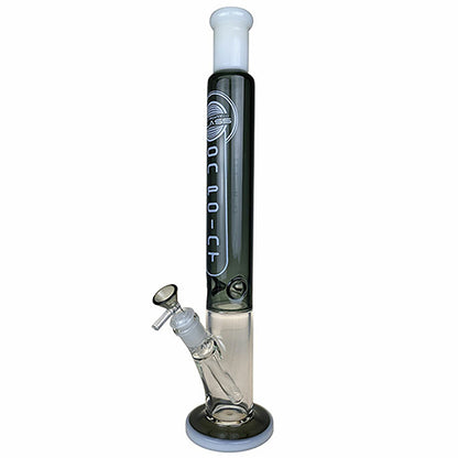 On Point Glass - 18" Slyme Dual Color Tube Cylinder Straight Water Pipe