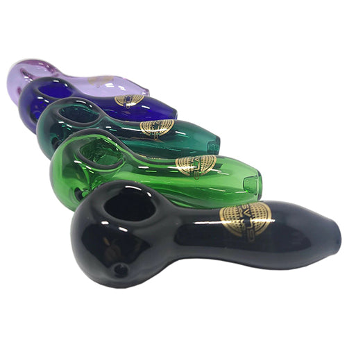 On Point Glass - 4" Color Spoon - MI VAPE CO 