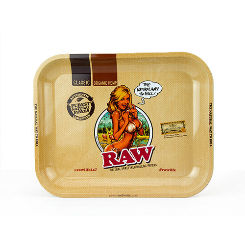 RAW - Rolling Tray Girl - MI VAPE CO 