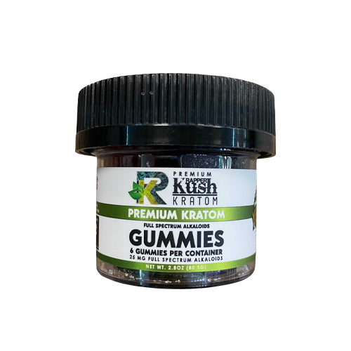 Rapper Kush Kratom - Full Spectrum Gummies - MI VAPE CO 