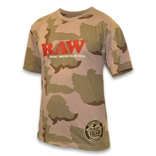 Raw Apparel - T Shirt Camo - MI VAPE CO 