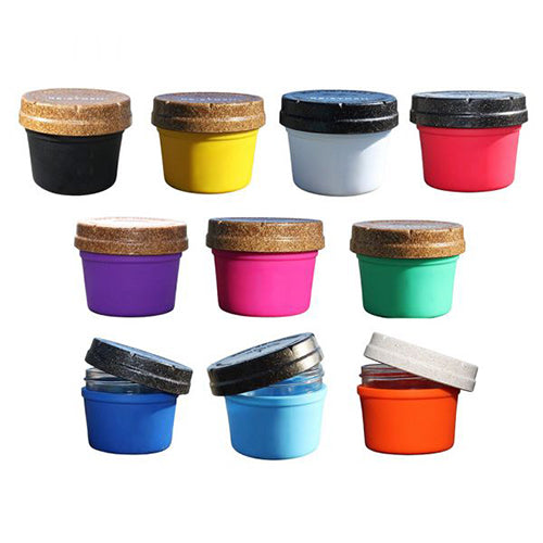 Re Stash - 4 oz Stash Jars Assorted Colors