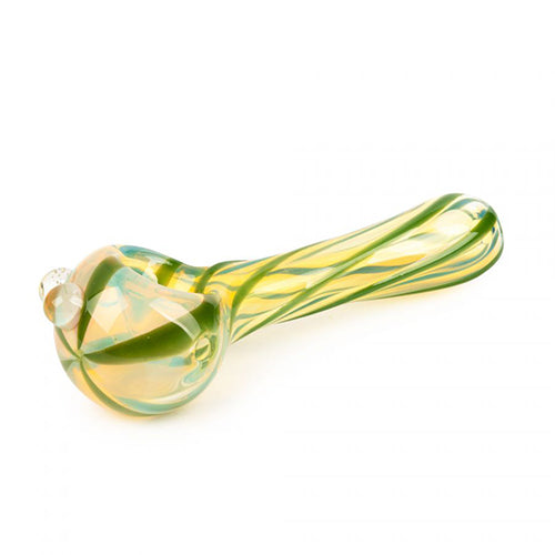 Red Eye Glass - 3.25" Nugget Hand Pipe - MI VAPE CO 