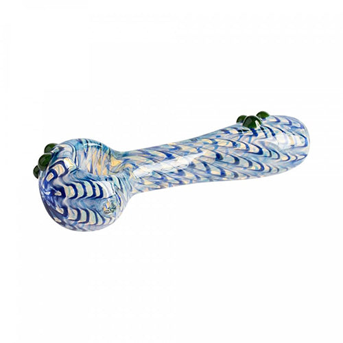 Red Eye Glass - 3.25" Zippy Spoon Hand Pipe - MI VAPE CO 