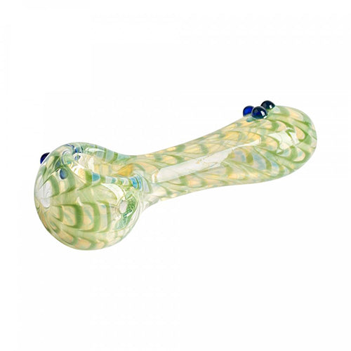 Red Eye Glass - 3.25" Zippy Spoon Hand Pipe - MI VAPE CO 