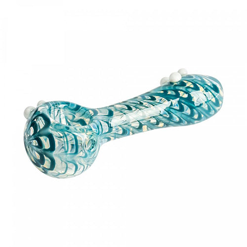 Red Eye Glass - 3.25" Zippy Spoon Hand Pipe - MI VAPE CO 