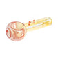 Red Eye Glass - 3.5" Fiesta Hand Pipe - MI VAPE CO 