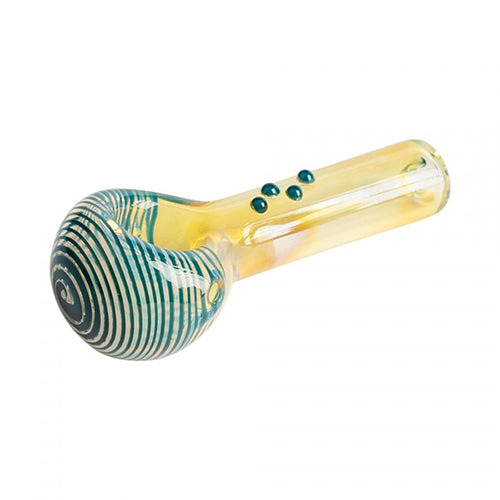 Red Eye Glass - 3.5" Fiesta Hand Pipe - MI VAPE CO 