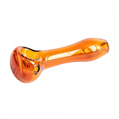 Red Eye Glass - 3.25" Econo w/ Swirl Handpipe - MI VAPE CO 