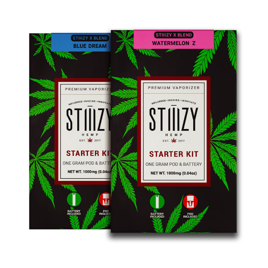 STIIIZY - Starter Kit (OG Standard 210mAh Black Battery + X Blend Pod)