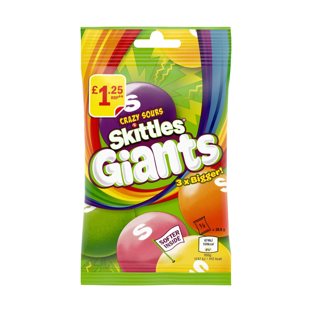 Skittles - Giants - Sour 110g