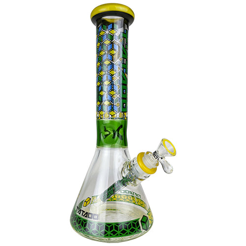 TATAOO - 13" Cube Design Beaker Water Pipe