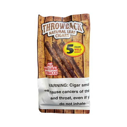 Throwback - 5pk Cigars - MI VAPE CO 