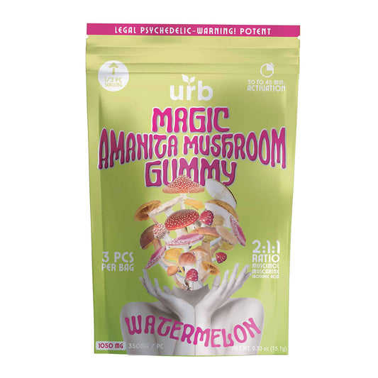 URB - Amanita Magic Mushroom Gummy (350mg)