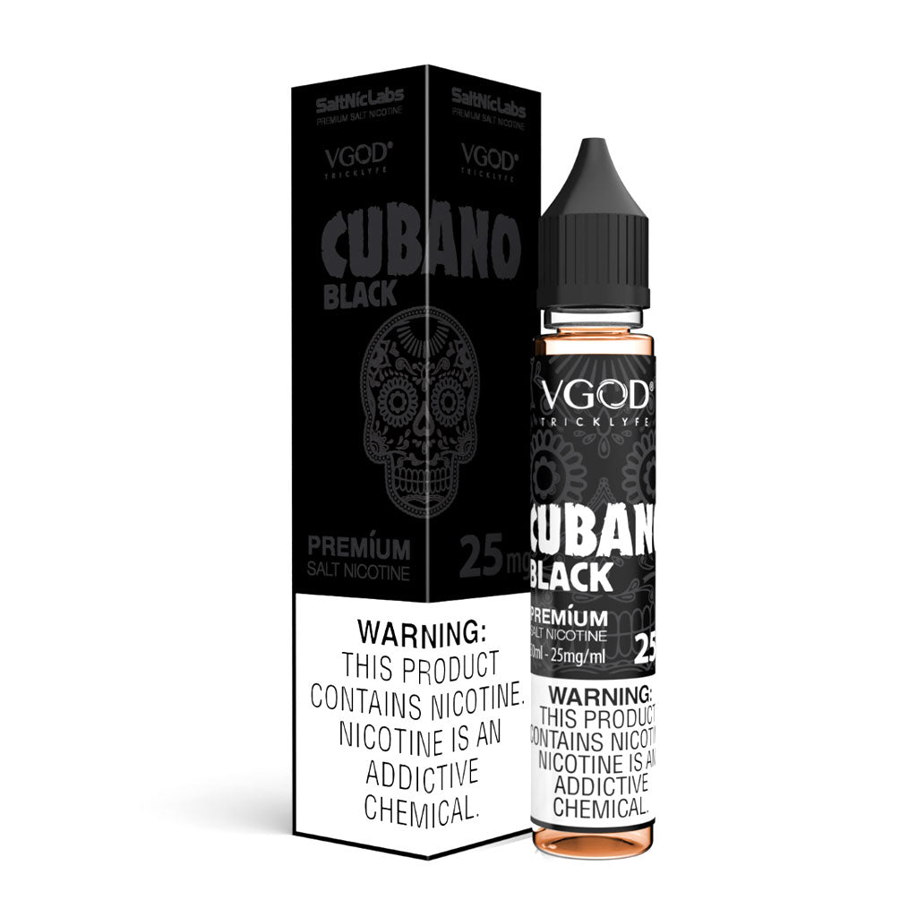 Vgod Salt Nic - Cubano Black