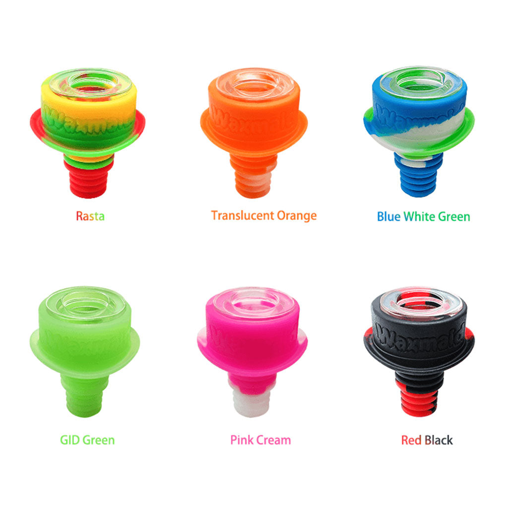 Waxmaid - 14mm-18mm Silicone Glass Bowl (Assorted)