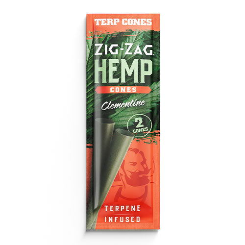 Zig Zag - Hemp Cones (2pk)