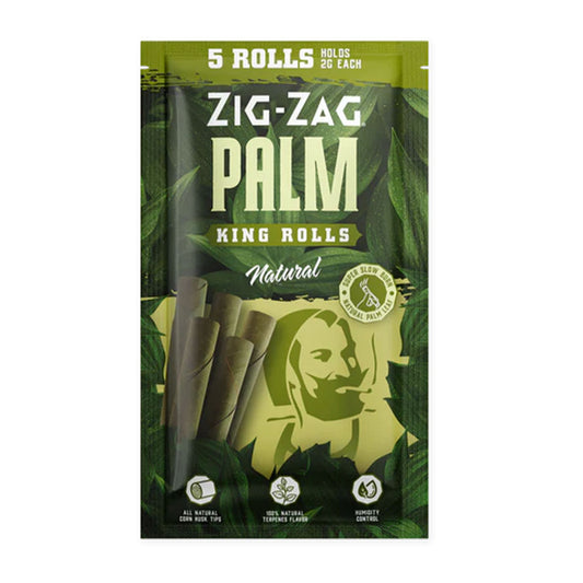Zig Zag - King Size Palm Natural Rolls (5pk)