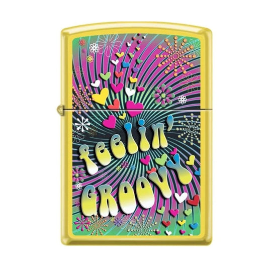 Zippo Lighter - Feelin' Groovy Lemon