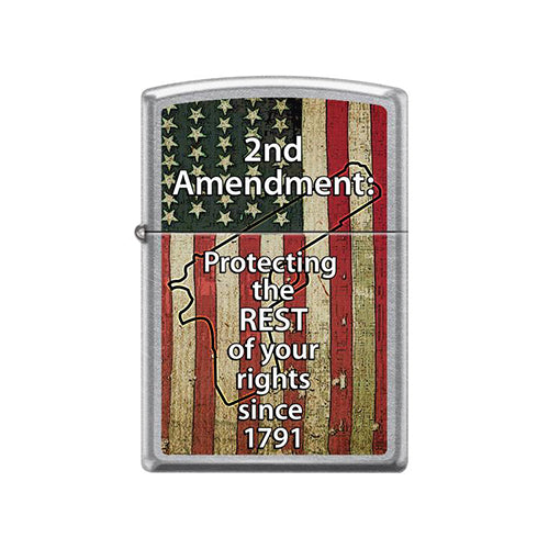 Zippo Lighter - 2nd Amendment: Protect Your Rights