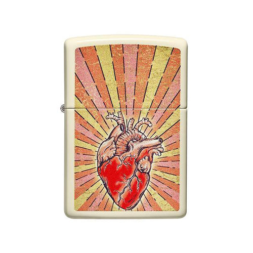 Zippo Lighter - Heart Design