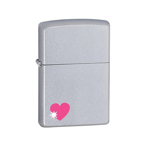 Zippo Lighter - Heart with Stars