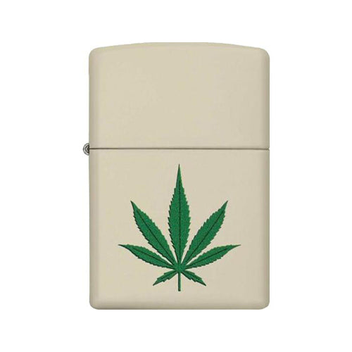 Zippo Lighter - Marijuana Leaf