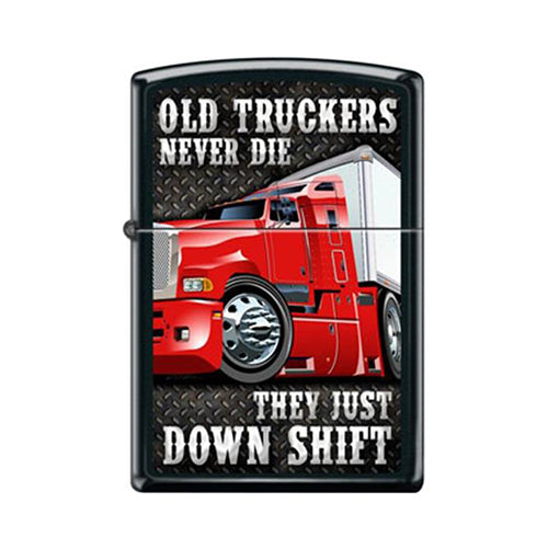 Zippo Lighter - Old Trucks Never Die