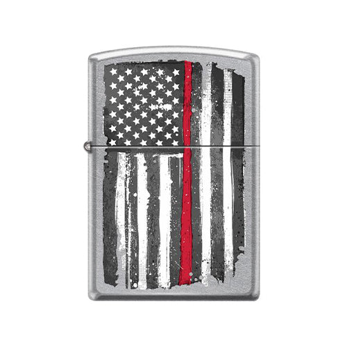 Zippo Lighter - Red Stripe US Flag