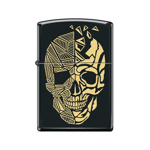 Zippo Lighter - Shattered Polygon Skull