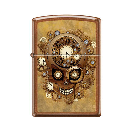 Zippo Lighter - Steampunk Skull Toffee