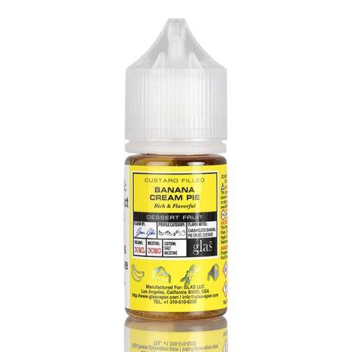 Glas Basix Salt Nic - Banana Cream Pie - MI VAPE CO 