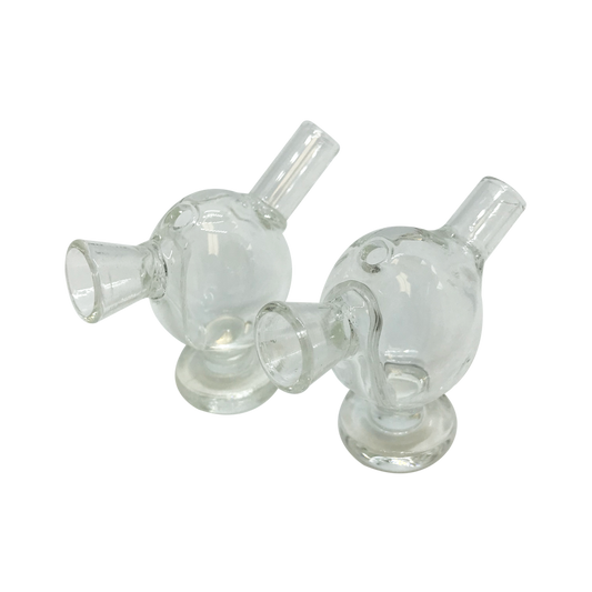 Glass - 2″ Clear Mini Water Bubbler - MI VAPE CO 