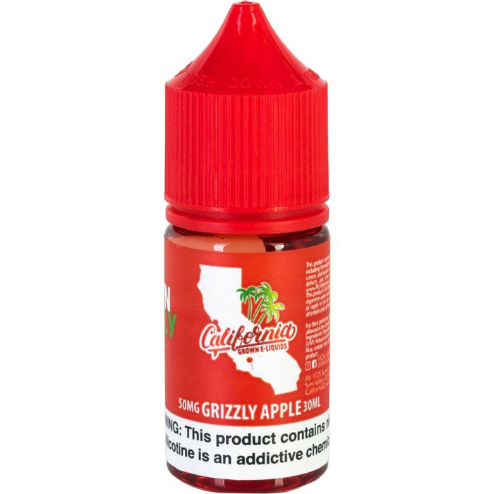 California Grown Salt Nic - Grizzly Apple - MI VAPE CO 