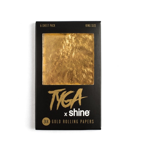 Shine Papers - Gold 6 pk TYGA King Size - MI VAPE CO 
