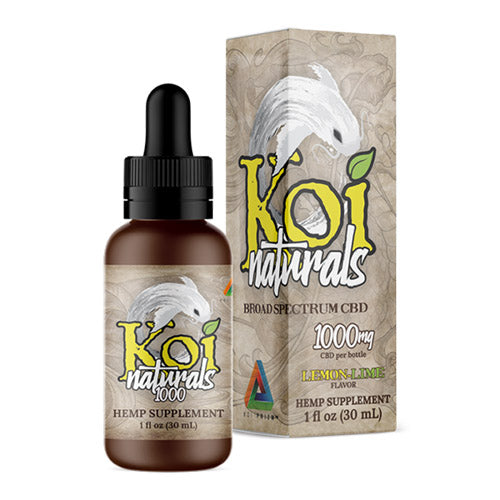 Koi Naturals - Full Spectrum CBD Tincture - Lemon-Lime - MI VAPE CO 