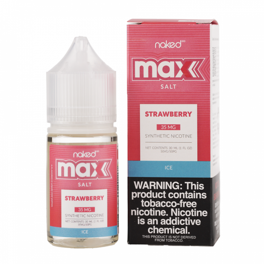 Naked 100 Salt Nic - Strawberry Ice Max